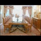 Residential carved dining table & buffet