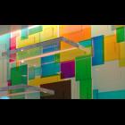 Acrylic & Dichroic Glass Feature wall - LA Live