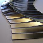 Wave Detail, Metal Sculpture by Melanie Guy, Great Britain